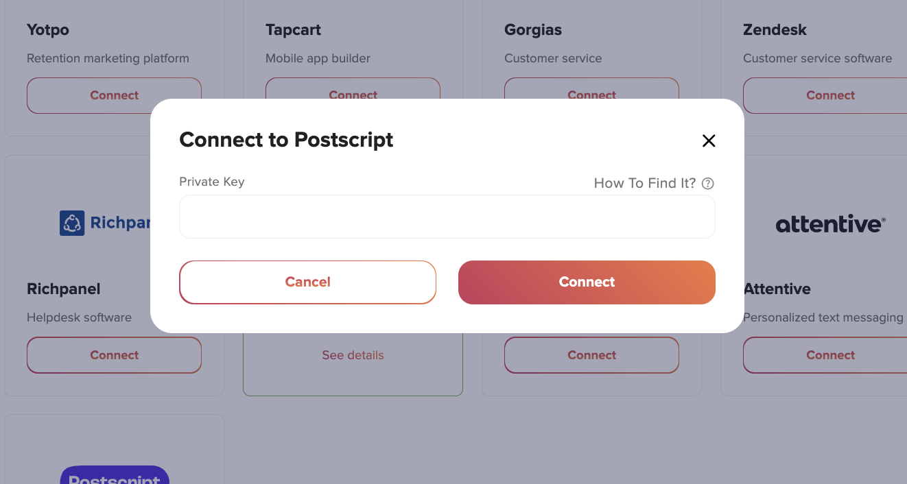 Postscript integration Rep AI Help